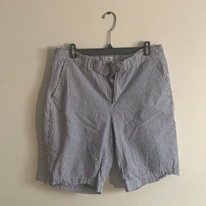 10 | Stripped Gap Bermuda Shorts